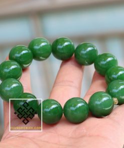 Chuỗi Hạt Vòng Tay Ngọc Bích - Nephrite Jade (VVIP) (VT001)