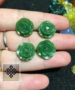 Mặt Đá Mẫu Đơn Khai Phú Quý Ngọc Bích (MD012) 3