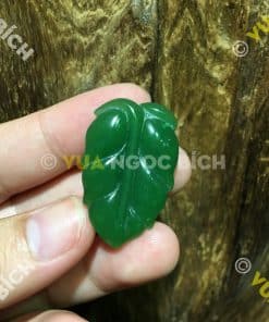 Mặt Dây Chiếc Lá Ngọc Bích Nephrite Jade (MD102) 10 Mặt Dây Chiếc Lá Ngọc Bích Nephrite Jade (MD102) 4