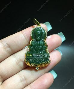 Mặt Dây Chuyền Phật Bà Quan Âm Ngọc Bích Bọc Vàng (MD023) 15 Mặt Dây Chuyền Phật Bà Quan Âm Ngọc Bích Bọc Vàng (MD023) 6