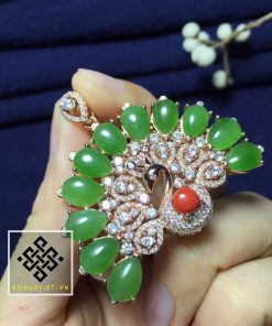 Mặt Dây Chuyền Thiên Nga Ngọc Bích (MD004) 4