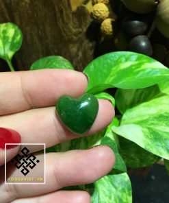Mặt Dây Chuyền Ngọc Bích Trái Tim (MD025) 5