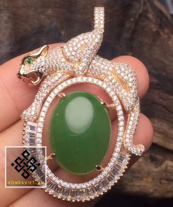 Mặt Dây Chuyền Vàng Ngọc Bích (MD019) 4