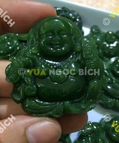 Mặt Dây Di Lạc Ngọc Bích Nephrite Jade (MD021-2) 16 Mặt Dây Di Lạc Ngọc Bích Nephrite Jade (MD021-2) 8
