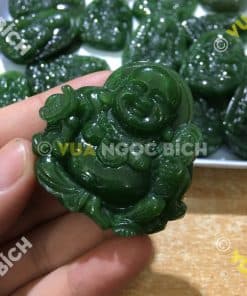 Mặt Dây Di Lạc Ngọc Bích Nephrite Jade (MD021-2) 12 Mặt Dây Di Lạc Ngọc Bích Nephrite Jade (MD021-2) 4