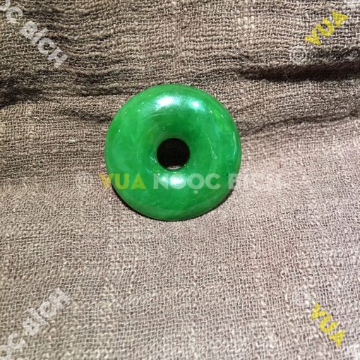 Mặt Dây Đồng Điếu Ngọc Bích Nephrite Jade (MD027-2) 3