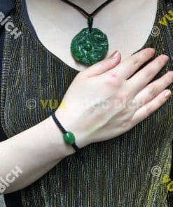 Mặt Dây Long Phụng Sum Vầy Ngọc Bích Nephrite Jade (MD049) 10 Mặt Dây Long Phụng Sum Vầy Ngọc Bích Nephrite Jade (MD049) 3