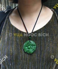 Mặt Dây Long Phụng Sum Vầy Ngọc Bích Nephrite Jade (MD049) 14 Mặt Dây Long Phụng Sum Vầy Ngọc Bích Nephrite Jade (MD049) 7