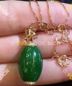 Mặt Dây Lu Thống Ngọc Bích Nephrite Jade (MD033) 5