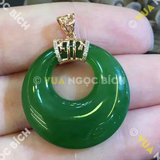 Mặt Dây Ngọc Bích Nephrite Jade (MD035) 3