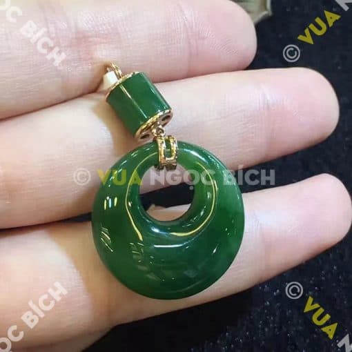 Mặt Dây Ngọc Bích Nephrite Jade (MD036) 3