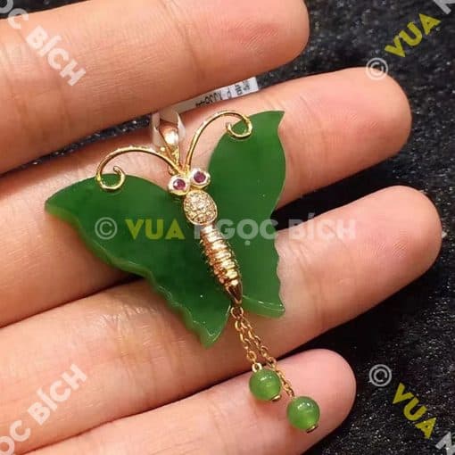 Mặt Dây Ngọc Bích Nephrite Jade (MD040) 3