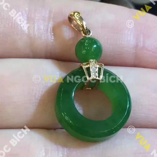 Mặt Dây Ngọc Bích Nephrite Jade (MD042) 3