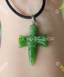 Mặt Dây Ngọc Bích Nephrite Jade (MD043) 7