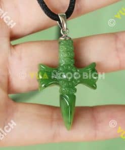 Mặt Dây Ngọc Bích Nephrite Jade (MD043) 6