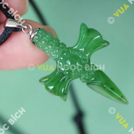 Mặt Dây Ngọc Bích Nephrite Jade (MD043) 3