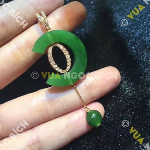 Mặt Dây Ngọc Bích Nephrite Jade (MD044) 3