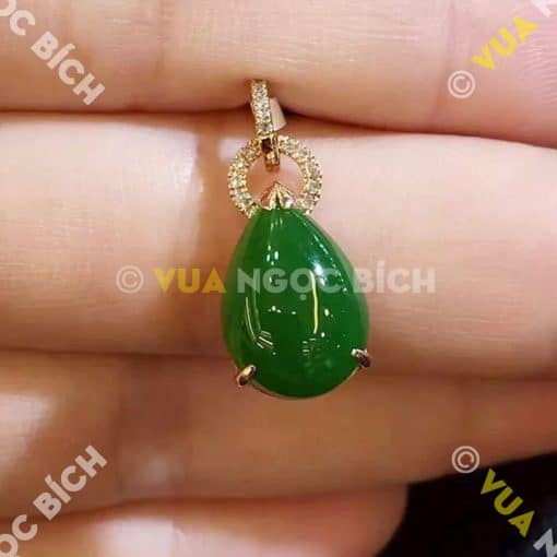 Mặt Dây Ngọc Bích Nephrite Jade (MD045) 3