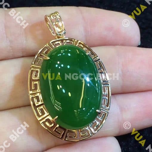 Mặt Dây Ngọc Bích Nephrite Jade (MD056) 3