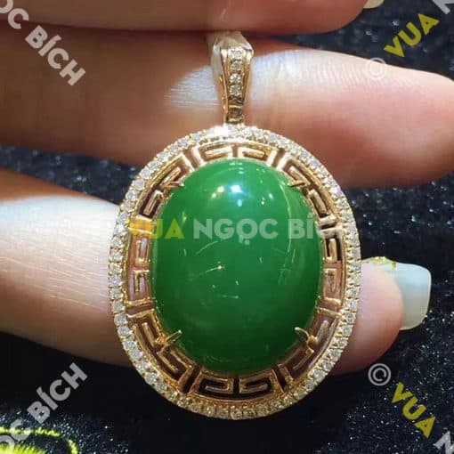 Mặt Dây Ngọc Bích Nephrite Jade (MD113) 3