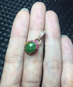 Mặt Dây Ngọc Bích Nephrite Jade (MD160) 4