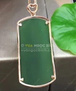 Mặt Dây Ngọc Bích Nephrite Jade (MD163) 9 Mặt Dây Ngọc Bích Nephrite Jade (MD163) 5