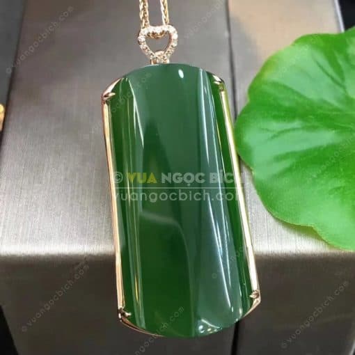 Mặt Dây Ngọc Bích Nephrite Jade (MD163) 3