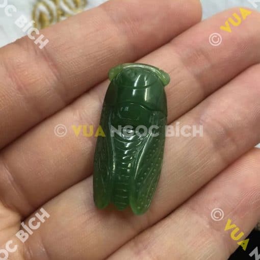 Mặt Dây Ngọc Thiền Ngọc Bích Nephrite Jade (MD052) 3