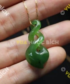 Mặt Dây Nút Thắt Vô Tận Ngọc Bích Nephrite Jade (MD041) 21 Mặt Dây Nút Thắt Vô Tận Ngọc Bích Nephrite Jade (MD041) 11