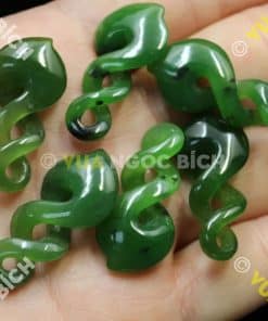 Mặt Dây Nút Thắt Vô Tận Ngọc Bích Nephrite Jade (MD041) 20 Mặt Dây Nút Thắt Vô Tận Ngọc Bích Nephrite Jade (MD041) 10