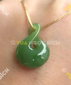 Mặt Dây Nút Thắt Vô Tận Ngọc Bích Nephrite Jade (MD041) 14 Mặt Dây Nút Thắt Vô Tận Ngọc Bích Nephrite Jade (MD041) 4