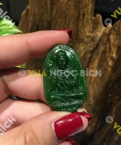 Mặt Dây Phật Bản Mệnh Ngọc Bích Nephrite Jade (MD059) 13 Mặt Dây Phật Bản Mệnh Ngọc Bích Nephrite Jade (MD059) 7