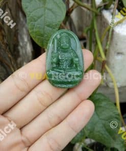 Mặt Dây Phật Bản Mệnh Ngọc Bích Nephrite Jade (MD059) 10 Mặt Dây Phật Bản Mệnh Ngọc Bích Nephrite Jade (MD059) 4