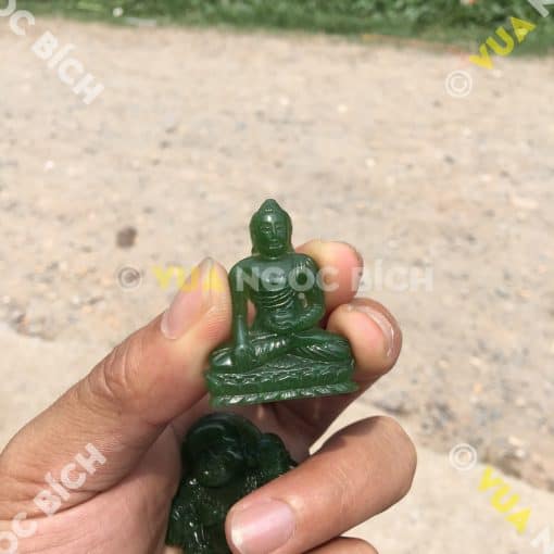 Mặt Dây Phật Tổ Ngọc Bích Nephrite Jade (MD054) 3