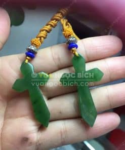 Mặt Dây Thánh Giá Ngọc Bích Nephrite Jade (MD172) 13 Mặt Dây Thánh Giá Ngọc Bích Nephrite Jade (MD172) 7