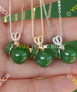 Mặt Dây Túi Tiền Ngọc Bích Nephrite Jade (MD048) 11 Mặt Dây Túi Tiền Ngọc Bích Nephrite Jade (MD048) 6