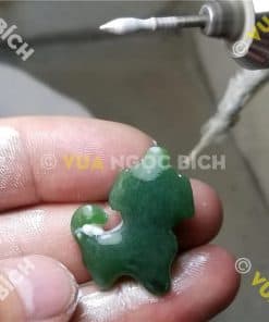 Mặt Ngọc Bích Nephrite Con Chó (MD114) 12 Mặt Ngọc Bích Nephrite Con Chó (MD114) 6