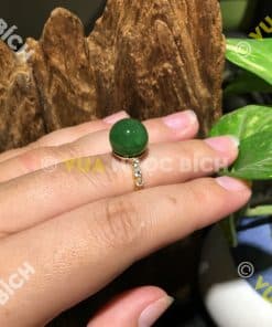 Nhẫn Ngọc Bích Nephrite Jade (NN051) 19 Nhẫn Ngọc Bích Nephrite Jade (NN051) 10