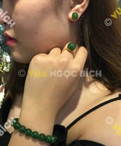 Nhẫn Ngọc Bích Nephrite Jade (NN051) 14 Nhẫn Ngọc Bích Nephrite Jade (NN051) 5