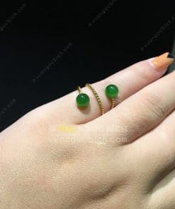 Nhẫn Bi 6mm Ngọc Bích Nephrite Jade (NN067) 14 Nhẫn Bi 6mm Ngọc Bích Nephrite Jade (NN067) 7