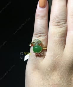 Nhẫn Ngọc Bích Nephrite Jade (NN057) 10 Nhẫn Ngọc Bích Nephrite Jade (NN057) 4