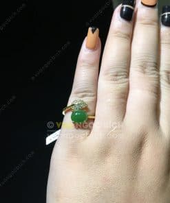 Nhẫn Ngọc Bích Nephrite Jade (NN057) 9 Nhẫn Ngọc Bích Nephrite Jade (NN057) 3