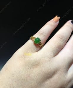 Nhẫn Ngọc Bích Nephrite Jade (NN062) 15 Nhẫn Ngọc Bích Nephrite Jade (NN062) 7
