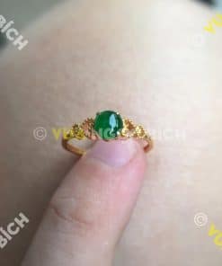 Nhẫn Ngọc Bích Nephrite Jade (NN062) 12 Nhẫn Ngọc Bích Nephrite Jade (NN062) 4