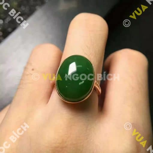 Nhẫn Ngọc Bích Nephrite Jade (NN079) 3