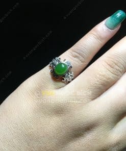 Nhẫn Ngọc Bích Nephrite Jade (NN075) 13 Nhẫn Ngọc Bích Nephrite Jade (NN075) 4