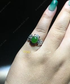 Nhẫn Ngọc Bích Nephrite Jade (NN075) 12 Nhẫn Ngọc Bích Nephrite Jade (NN075) 3