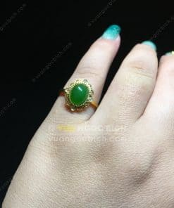 Nhẫn Ngọc Bích Nephrite Jade (NN077) 19 Nhẫn Ngọc Bích Nephrite Jade (NN077) 10
