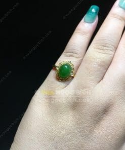 Nhẫn Ngọc Bích Nephrite Jade (NN077) 18 Nhẫn Ngọc Bích Nephrite Jade (NN077) 9
