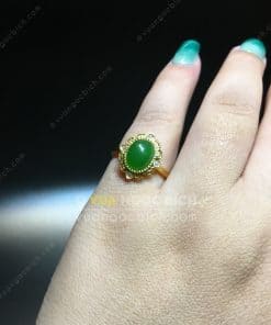 Nhẫn Ngọc Bích Nephrite Jade (NN077) 17 Nhẫn Ngọc Bích Nephrite Jade (NN077) 8
